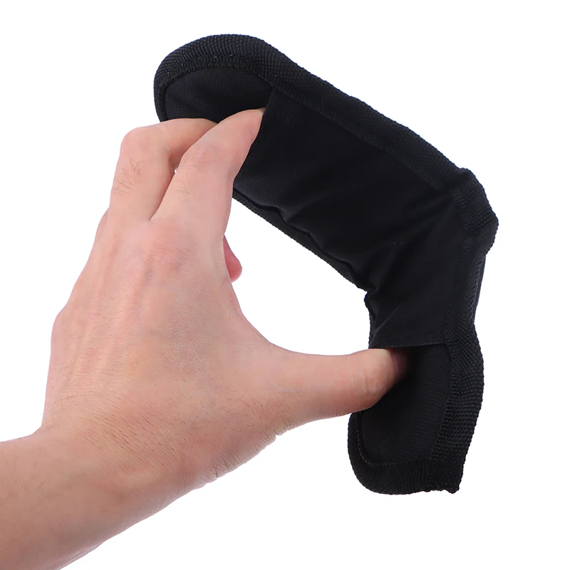 Black Thickened 8MM Oxford Cloth Shoulder Strap Belt Cushion Pad Replacement Travel Computer Bag Pass Through 50MM 1PC