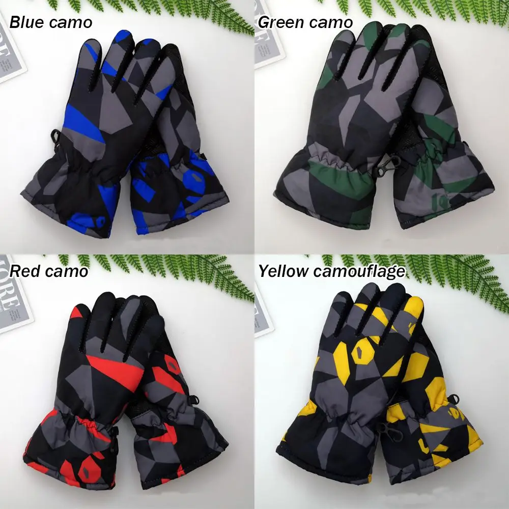 New Children Kids Winter Snow Warm Gloves Boy Girls Ski Snowboard Windproof Waterproof Thicken Keep Warm Winter Must 5