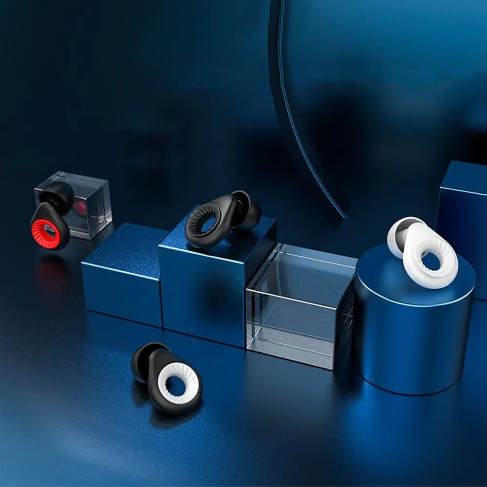 Premium Reusable Silicone Soundproof Earplugs