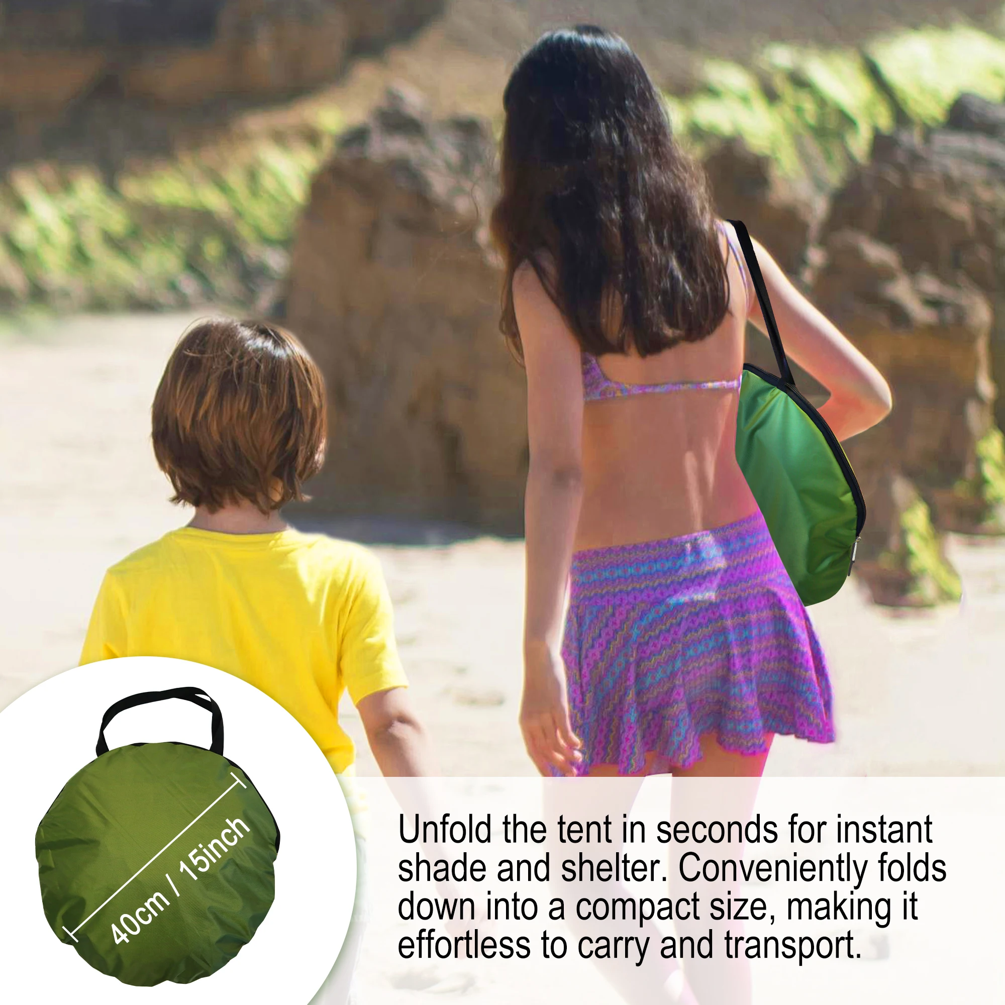 Pop-Up UV Waterproof Beach Tent 3