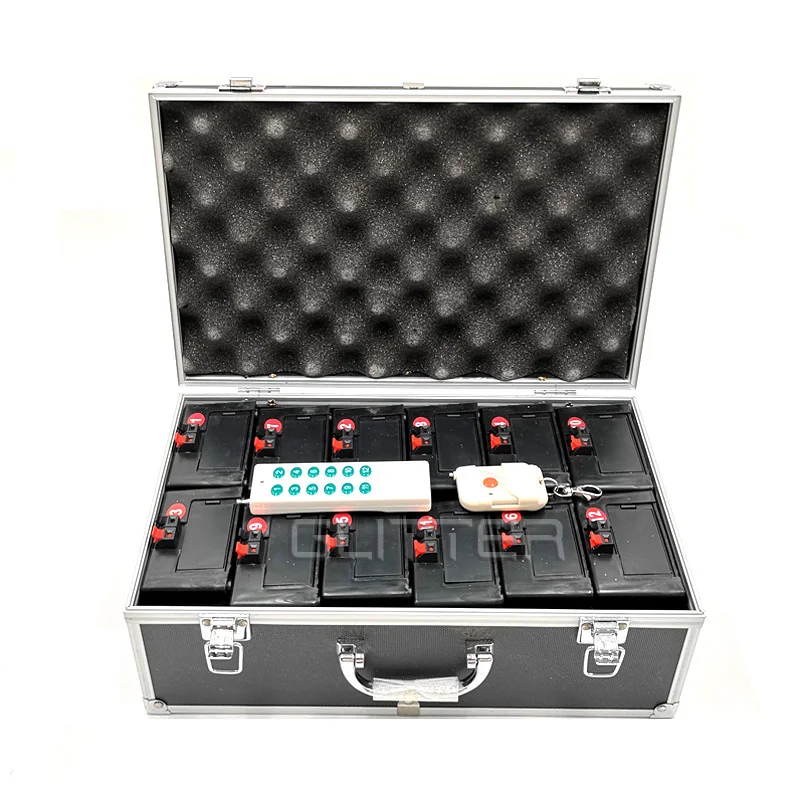 

D10 D12 Remote control cold fountain receiver stage effect wedding machine