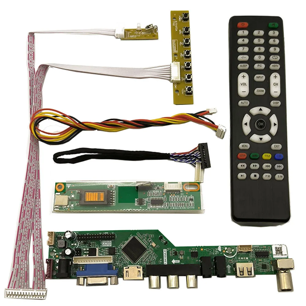 Kit para Placa Controladora de Tela Lcd Painel de 30 Pinos para tv Lp156wh1 Hdmi Vga av Usb 1366×768