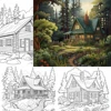 1pc Art Coloring Book 22 Page Coloring Books Gift For Birthday Party Relieve Stress Kill Time Graffiti Painting Drawing Art Book 5