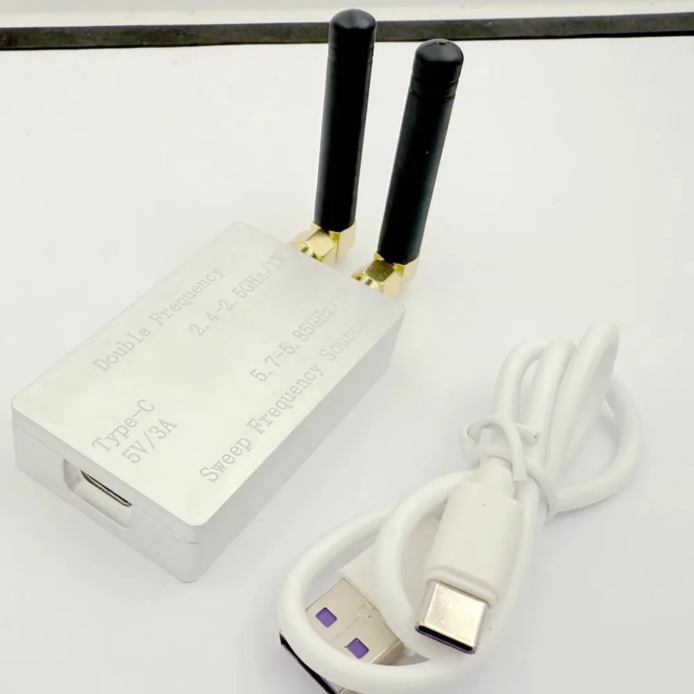 듀얼 안테나 1W 출력 전력 2.4GHz / 5.8GHz 이중 주파수 스윕 소스