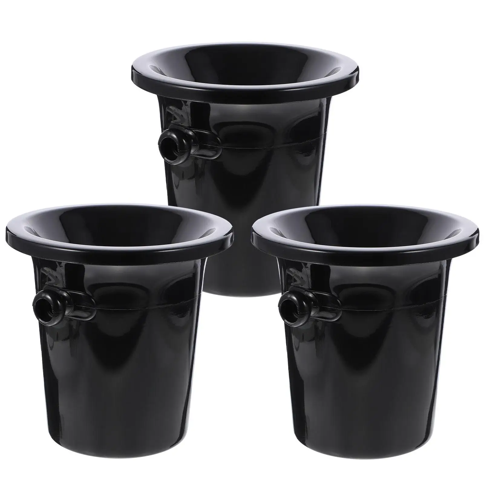 3 Pcs Spit Barrel Wine Spittoon Tasting Buckets Creative Dump Plastic Ice Baby Drinks