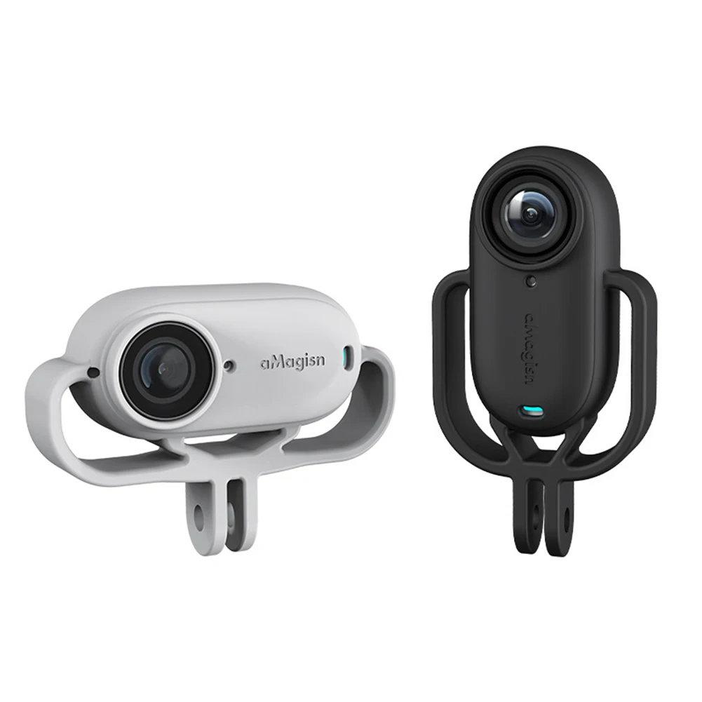 실리콘 보호 케이스 커버 방열 브래킷 번들 보호 프레임, Insta360 GO 3 충격 흡수