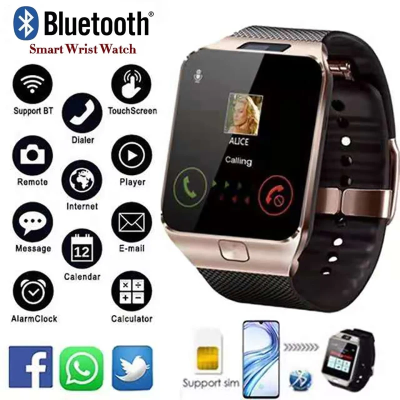 DZ09 Bluetooth Смарт-часы Android Смарт-часы телефон фитнес-трекер Смарт-часы сабвуфер для женщин мужчин dz 09 с SIM-картой DZ09 Bluetooth Смарт-часы Android Смарт-часы телефон фитнес-трекер Смарт-часы сабвуфер для женщин мужчин dz 09 с SIM-картой