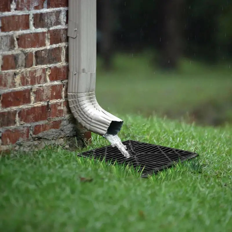 Catch Basin Downspout Flexible Extension Storm Drain Catch Basin French Drain System french Pipe for Yard Ground and Lawn