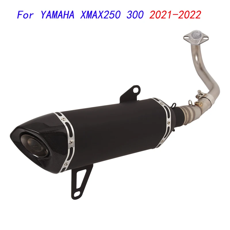 Escape Motorcycle Mid Link Pipe And Exhaust Muffler Stainless Steel Exhaust System For YAMAHA XMAX250 300 2017-2022 - Image 2