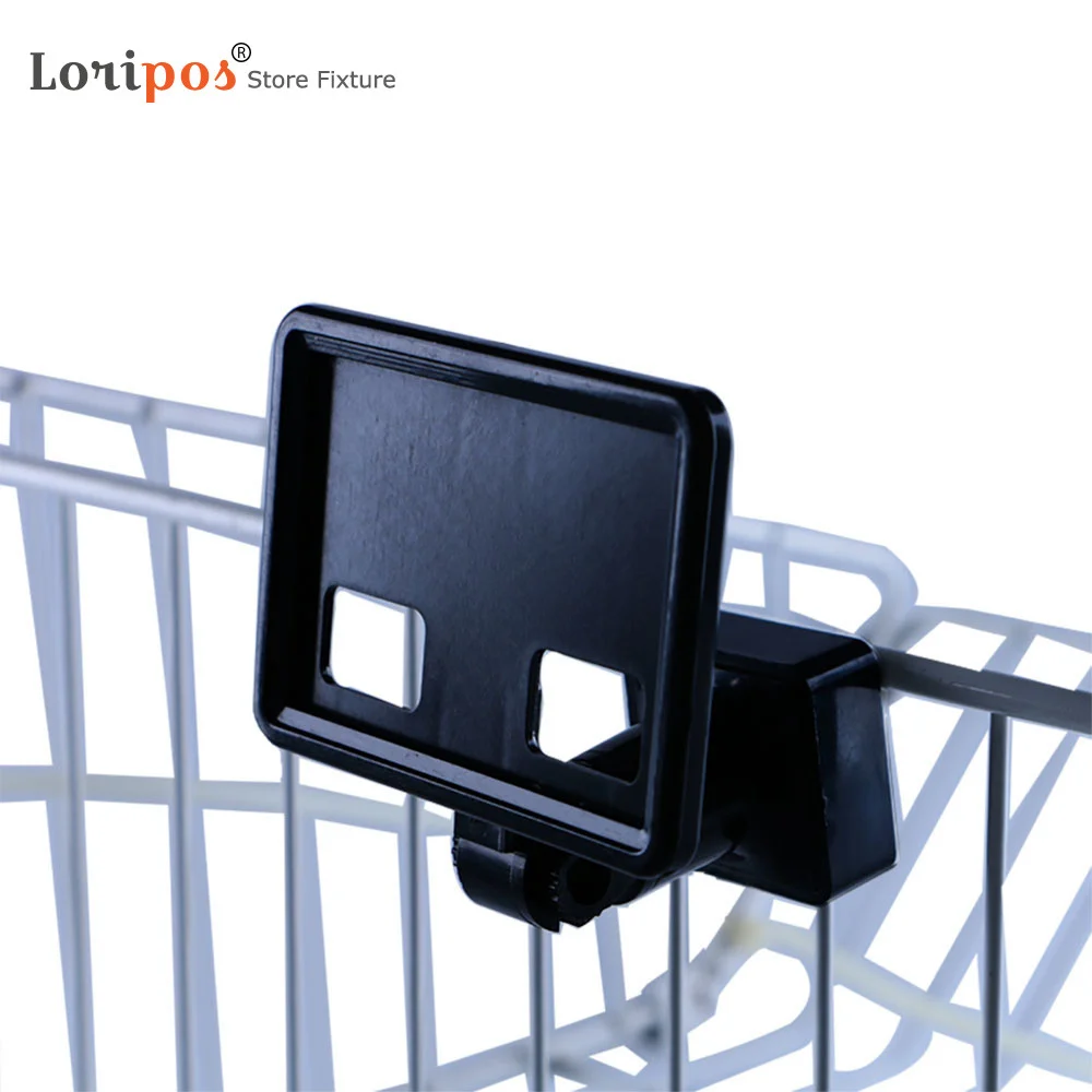 Plastic A8 Pos Sign Frame With Magnetic Base Attached To Metal Plate Or Shelf To Display Merchandise Price Info Tag 52mm&times;74mm