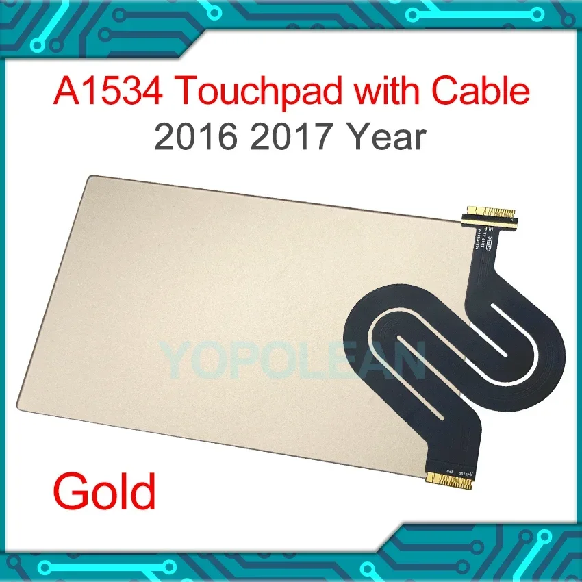 Original Gold A1534 Touch Pad For MacBook 12" Touchpad Trackpad Year Golden color