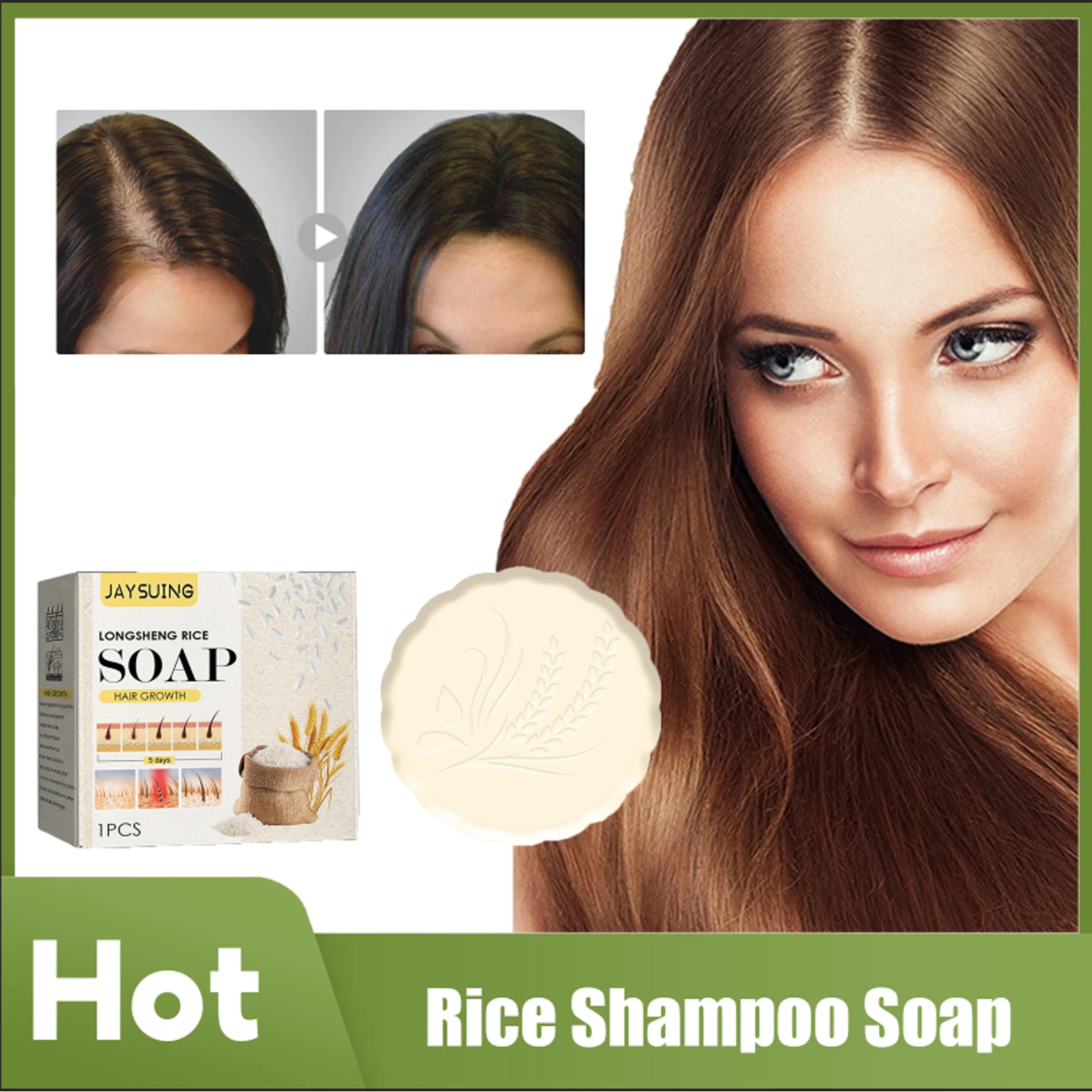 

Anti Hair Loss Shampoo Soap Follicle Regrowth Baldness Treatment Strengthen Nourishing Scalp Roots Promotes Hair Growth Shampoo