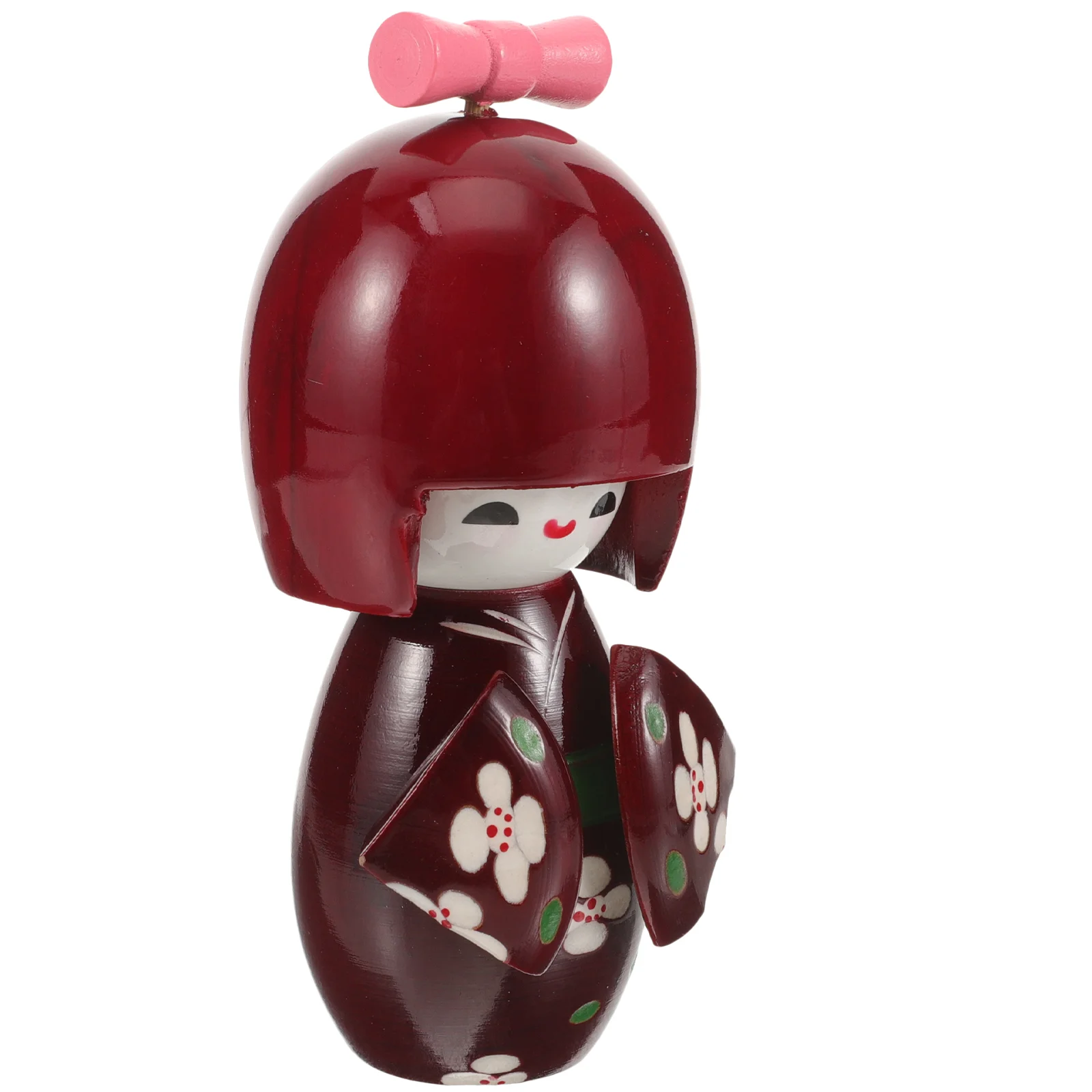

Japanese Kokeshi Doll Kimono Girl Handicraft Figurine Collectible Ornament Decoration