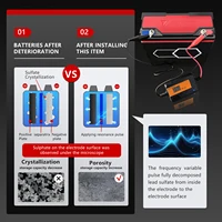 400Ah Automatic Battery Desulfator Maintainer to Revive and Regenerate GEL AGM SLAlarge clip Lead Acid Battery 12-48V - Image 5