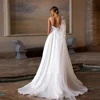 Exquisite A-Line Wedding Dresses For Women Lace Printing Bridal Gowns Sexy Appliques Backless Vestidos De Noiva 2024 Customized 4
