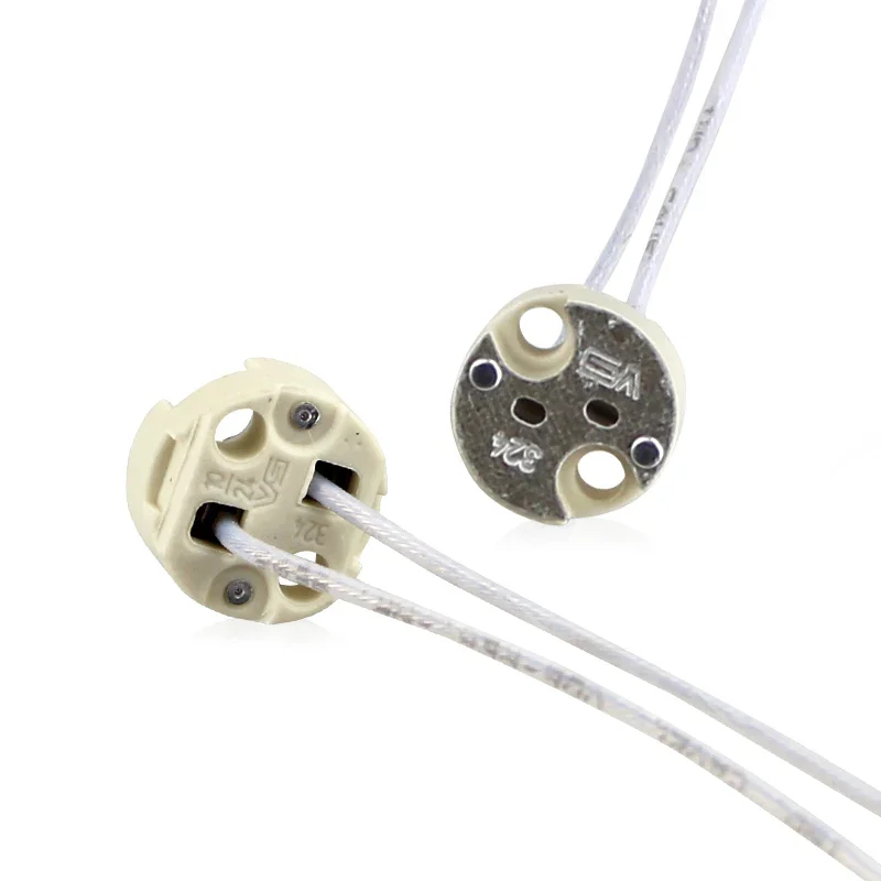 Premium Quality Ceramic Lamp Bases for GU5.3 MR11 LED Spotlights and MR16 Halogen Bulbs