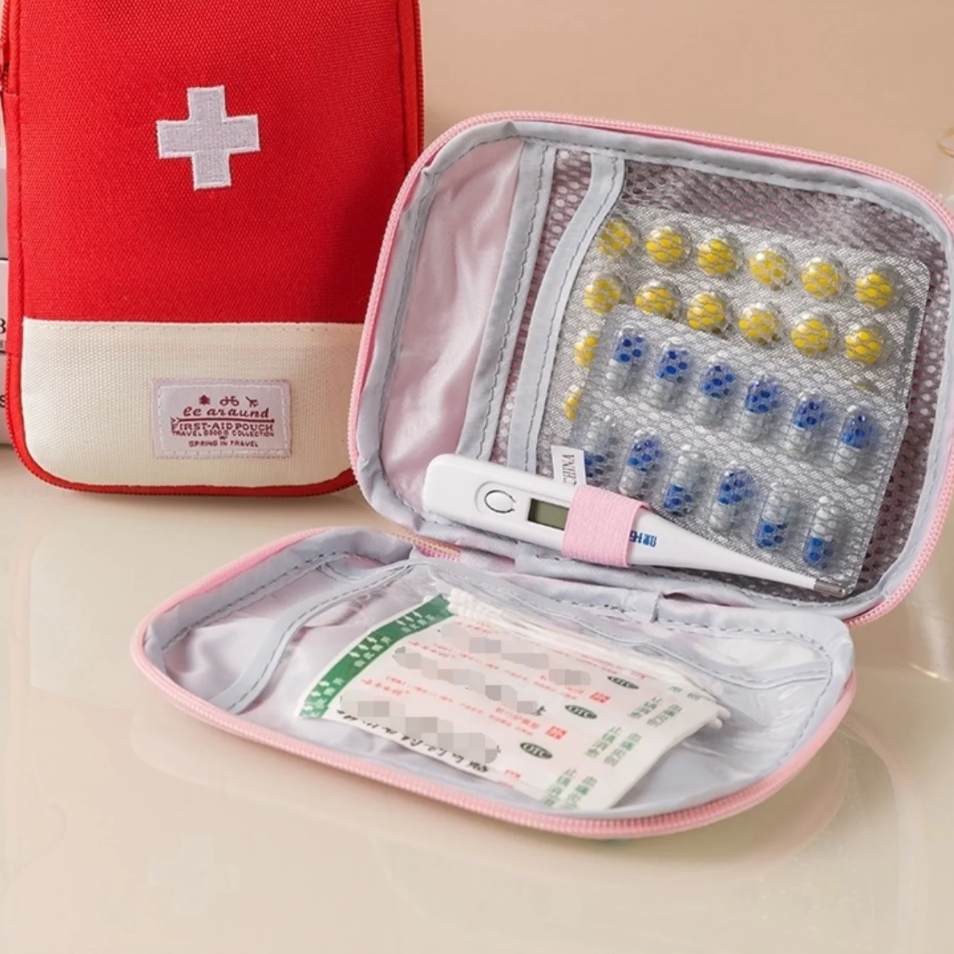 Travel Medicine Bag Pill Storage Pouch Outdoor Essentials Emergency Survival Bag Mini First-aid Kit Portable Home Storage Bag - Image 5