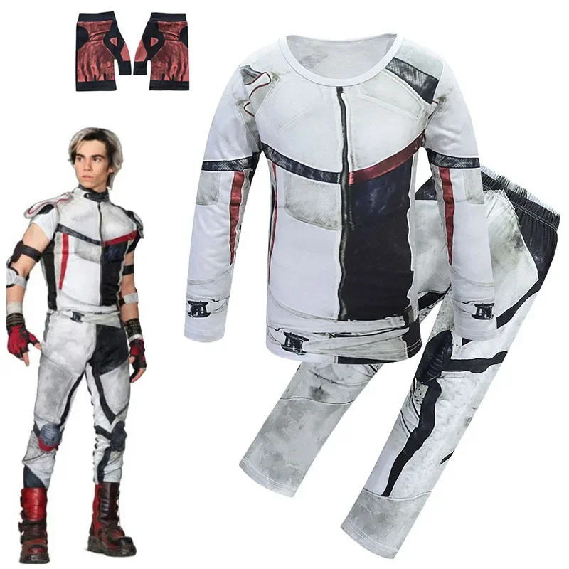 New Kids Halloween Cosplay Costume Discents 3 Jay Seguicon Costumes Zentai Funny Party 3D Tute T-Shirt Pantaloni Set Di Abbigliamento