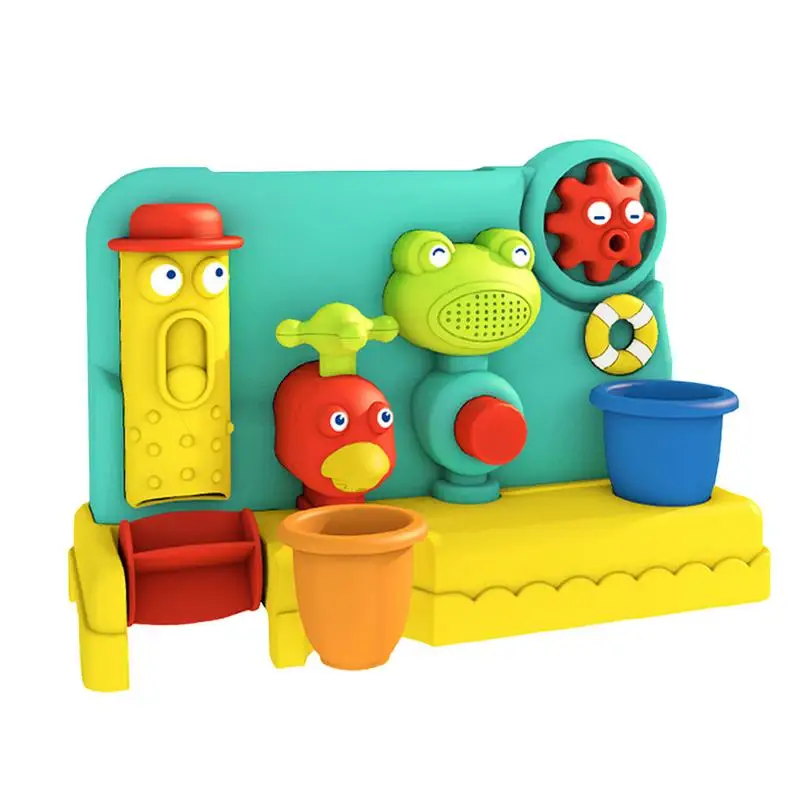 

Baby Bath Spraying Water Toy Interactive Bathtub Toys For Toddlers Creative Shower Toy With 2 Suction Cups No Battery Needed