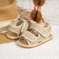 KIDSUN Baby Sandals Girls Boys Infant Shoes Summer Soft-sole Anti-Slip Rubber Garden Toddler First Walkers Shoes 0-18 Months 6