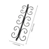 Metal Wine Glass Rack Holder Stemware Hanging Under Cabinet Stemware Holder Storage Bar Kitchen  Glass Wine Cup Shelf 4/8/12 3