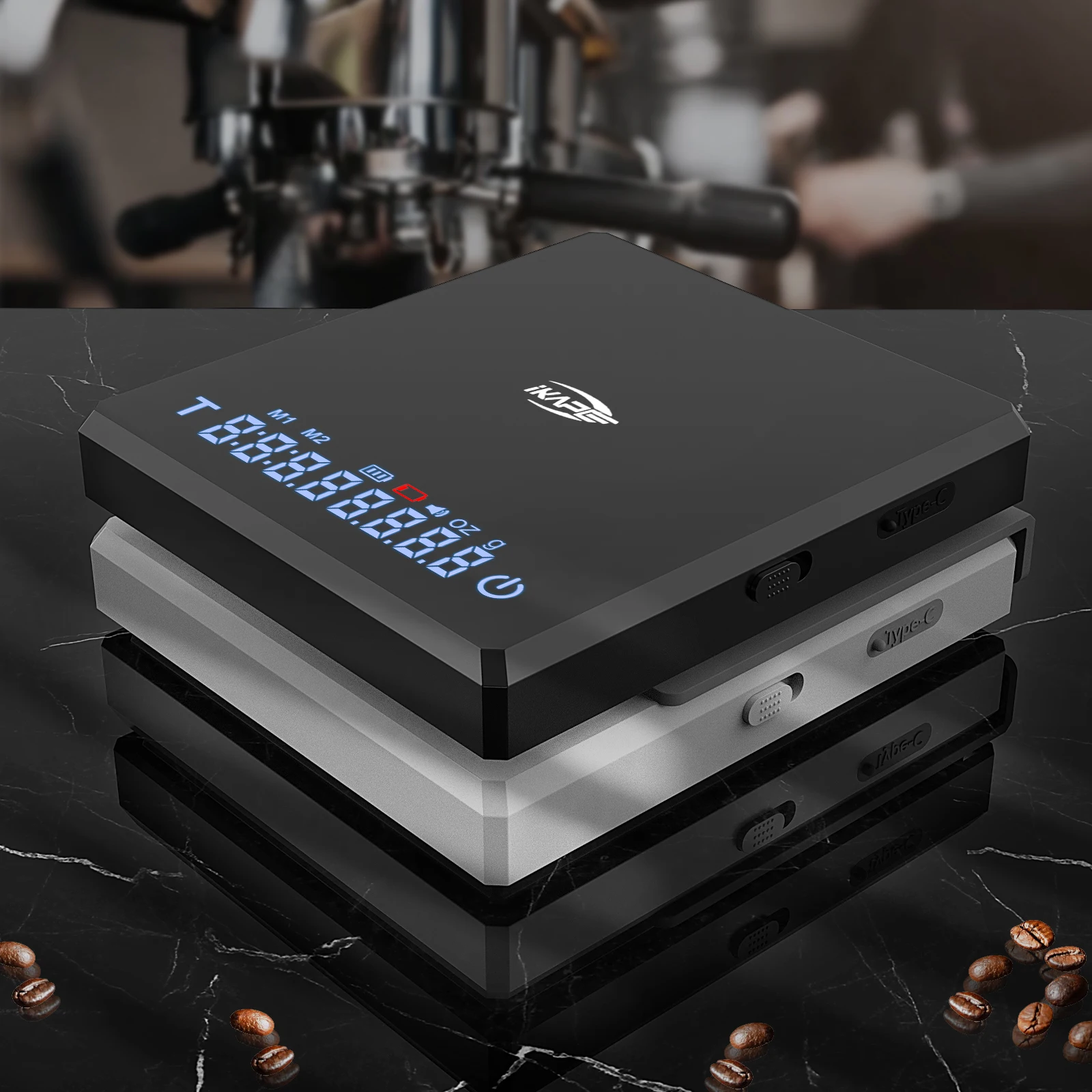 ميزان القهوة الرقمي IKAPE V1 مع مؤقت دقيق 0.1 جرام...