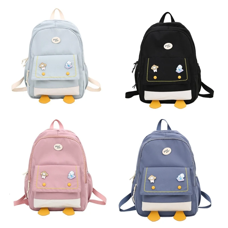 Cartoon Backpack Japanese Anime Harajuku School Bag for Women Teenagers Rucksack Student Daypack Female Book Bags
