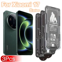 Premium Tempered Glass Screen Protector Set - 9H Hardness, No Dust, Auto - Positioning - Xiaomi 17 Ultra