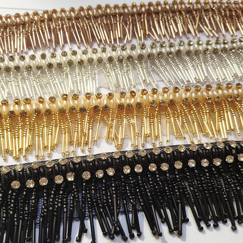 4Centimeter Short Beard Bead Tassel Lace Shoe Hat Decoration Belt Wedding Dress Garment Accessoriesdiy
