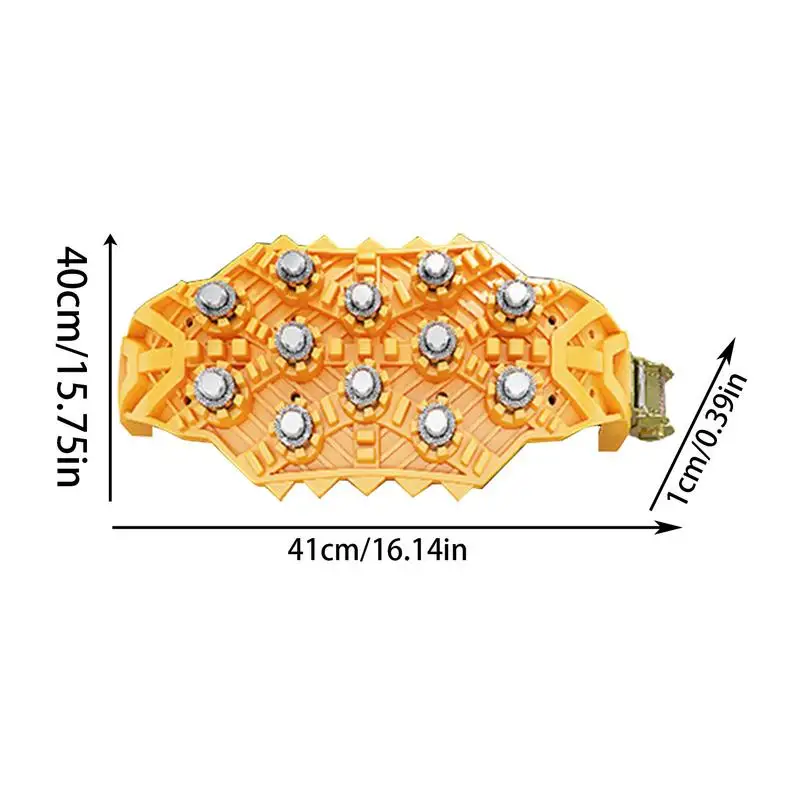 1 Piece Car Anti-skid Safety Heavy Duty Tire Snow Chains TPU Chains Winter Noise Reduction Traction Mud