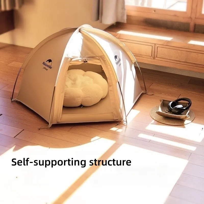 Naturehike Pet Tent Mini Hexagonal Outdoor Camping Self Supporting Breathable All Cotton Waterproof Cat Hiking Tent