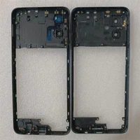 For Motorola Moto G14 G24 G34 G54 Middle Frame Housing Case Bezel Cover With Side Button Repair Parts 4
