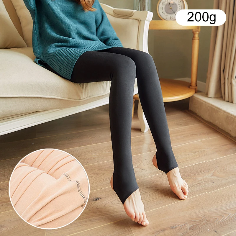 Women's Fleece Tights Ladies Warm Winter Tights Leggings Thick Fleece Panty  Fake Translucent Pantyhose Thermal Stockings Woman - AliExpress