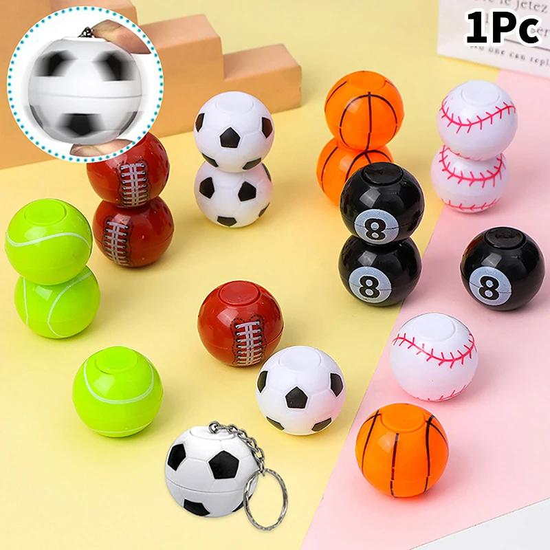 

1Pc Fingertip Spinning Ball Toy Mini Football Basketball Baseball Gyro Game Stress Relieve Toys Antistress Fidget Toy