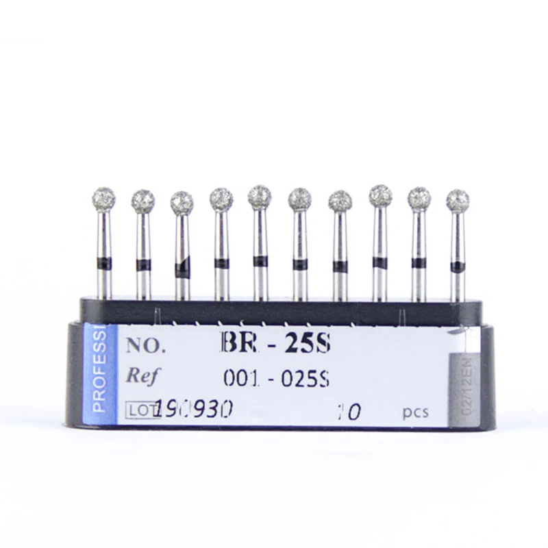 Lodden 10 stücke Dental Diamant bohrer 27 Größen 1,6mm für Hoch geschwindigkeit shand stück schwarze Ringe Super Grob werkzeuge Zahnmedizin Schleif bohrer,bohrmaschine – Detail 32