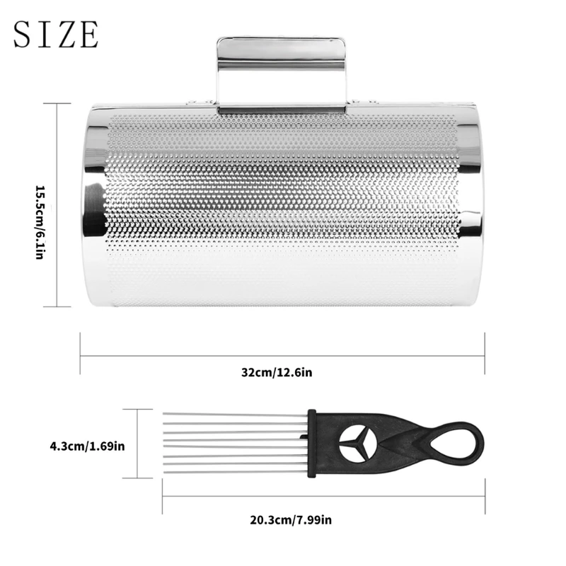 Guira Shaker Latin Percussion Guiro Instrument with Scraper for Performances