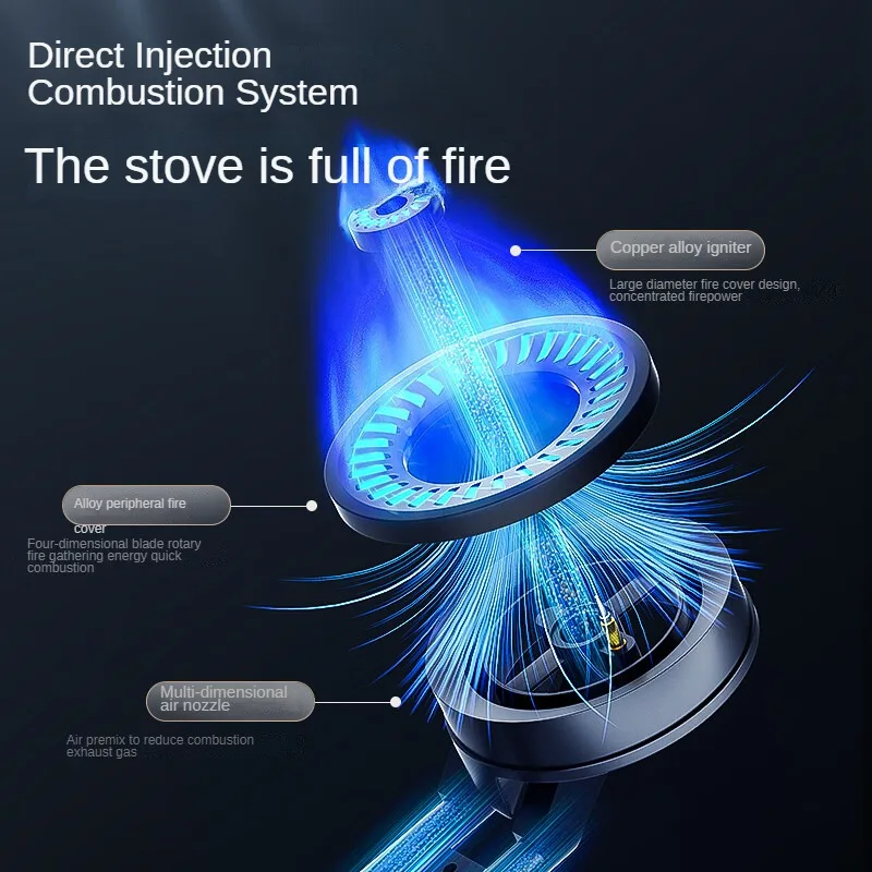 High Quality Gas Cooktop with Stainless Steel Body and Single Burner for Home Use