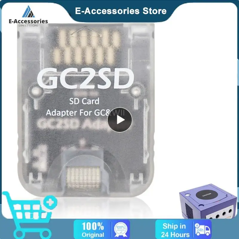 Adattatore Per Scheda Adattatore Per Scheda Sd Per Console Gamecube E Wii Adattatore Per Scheda Di Memoria Sd Sd2Sp2 Per Gamecube Wii