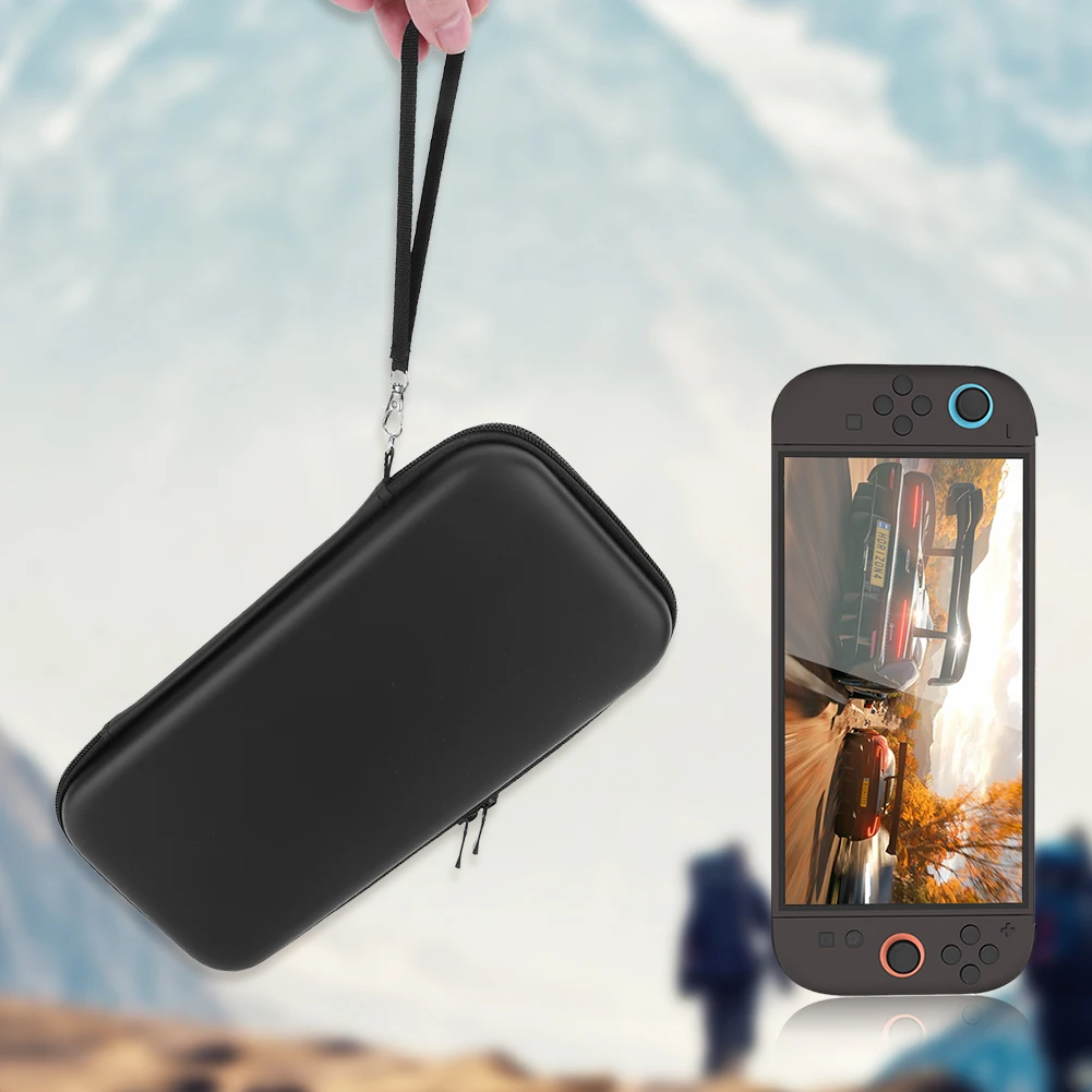 PU Carrying Case for Switch 2 Organizer Bag Shockproof Anti-scratch with 10 Game Cards Holder for Switch 2 Handheld Game Console