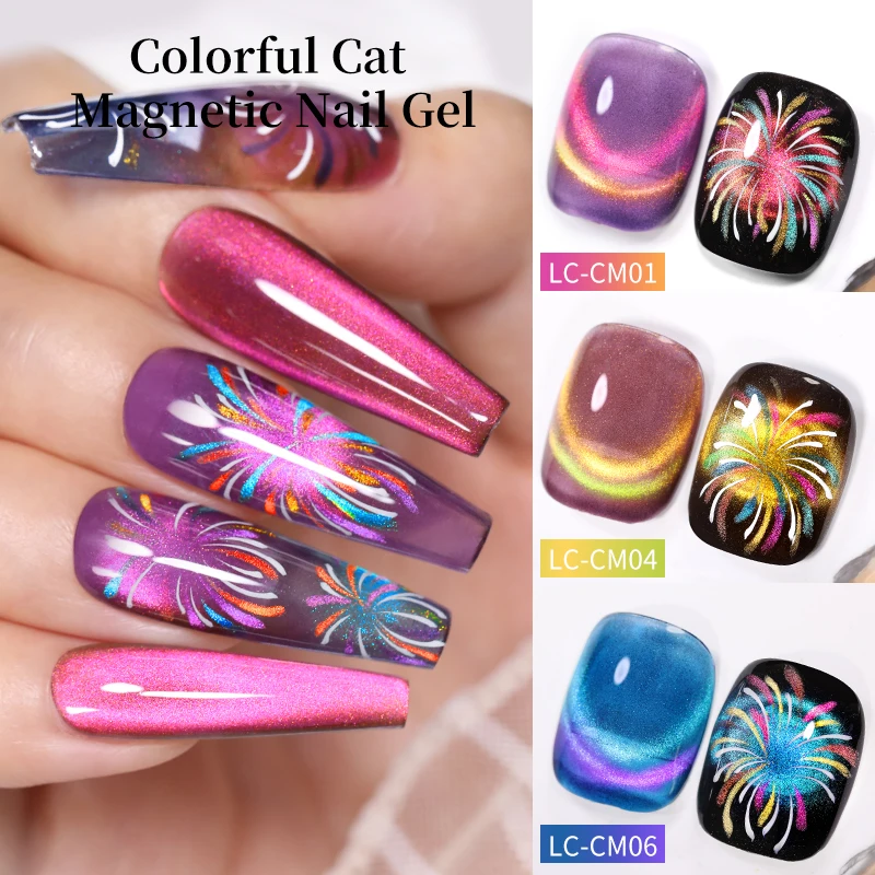 Double Headed Magnet Strong Stick For Rainbow Cat Magnetic Nail Gel Polish Line Strip Effect Multi-function UV LED Nail Art Tool images - 6