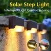 Intelligent light Sensing Step Light Solar Deck Light Path Staircase Lights Outdoor Led Solar Lamp Park Path Corridor Lamp Decor 1