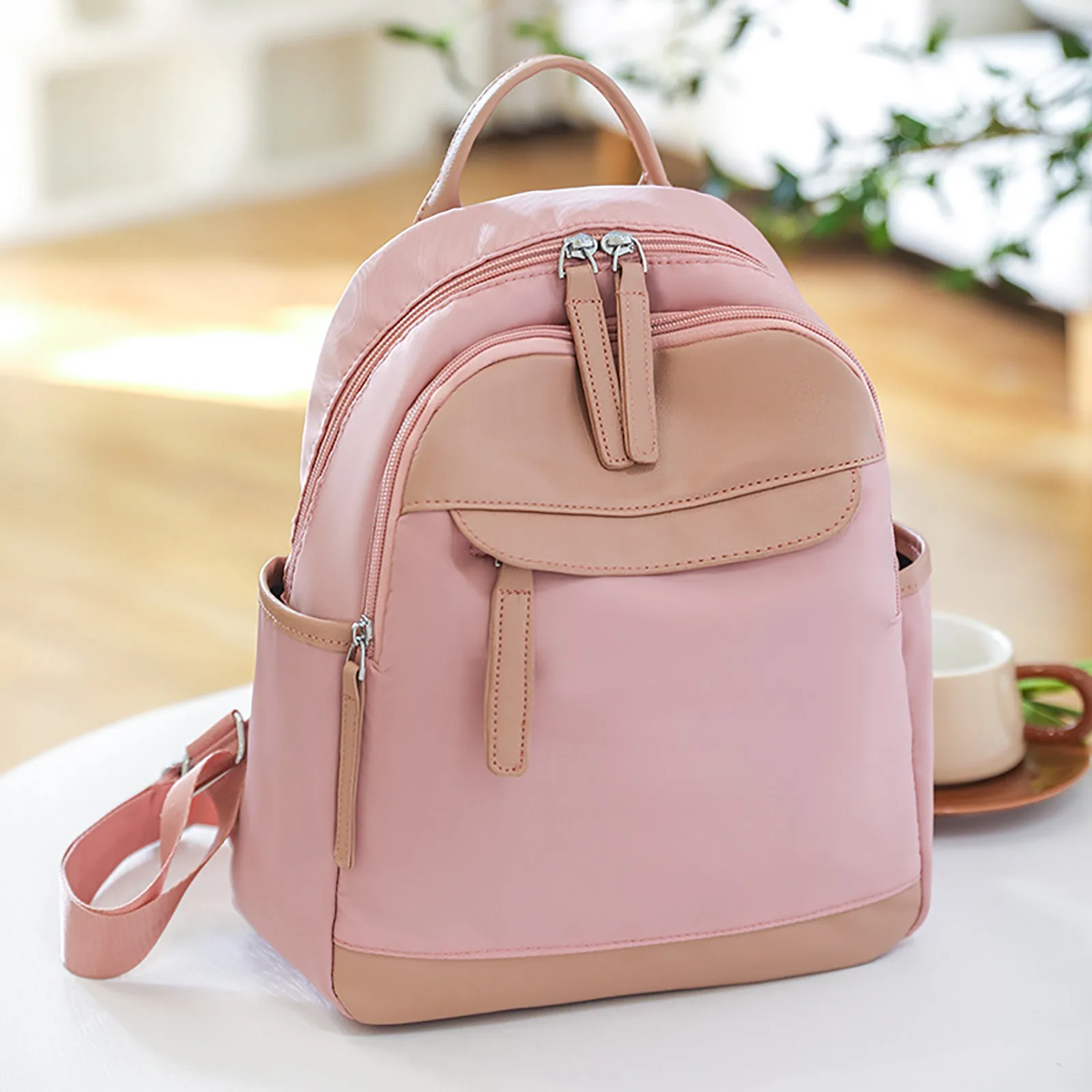 Shoulders Bags Women Backpack Y2k Girl Leather Large Capacity Shoulder Bags School Students Bags Korean Backpack Japanese Bags