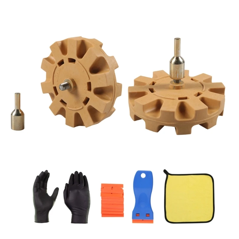 88mm&100mm Universals Rubber Eraser Wheel For Remove Car Adhesive Sticker