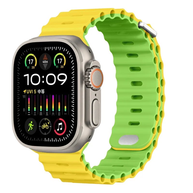 Breathable Silicone Strap for Smartwatch - Multiple Sizes