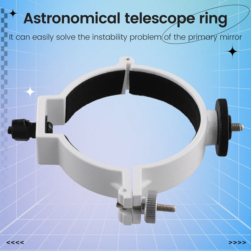 2 Pcs 80DX Astronomical Telescope Ring For Main Lens Barrel With An External Diameter Of 90Mm 3