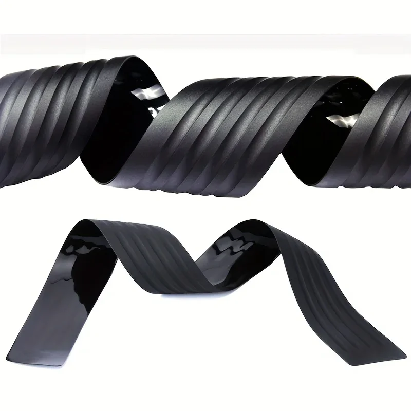 Anti-scratch Car Trunk Door Sill Plate Protector Universal Rear Bumper Guard Rubber Mouldings Pad Trim Cover Strip Car Styling