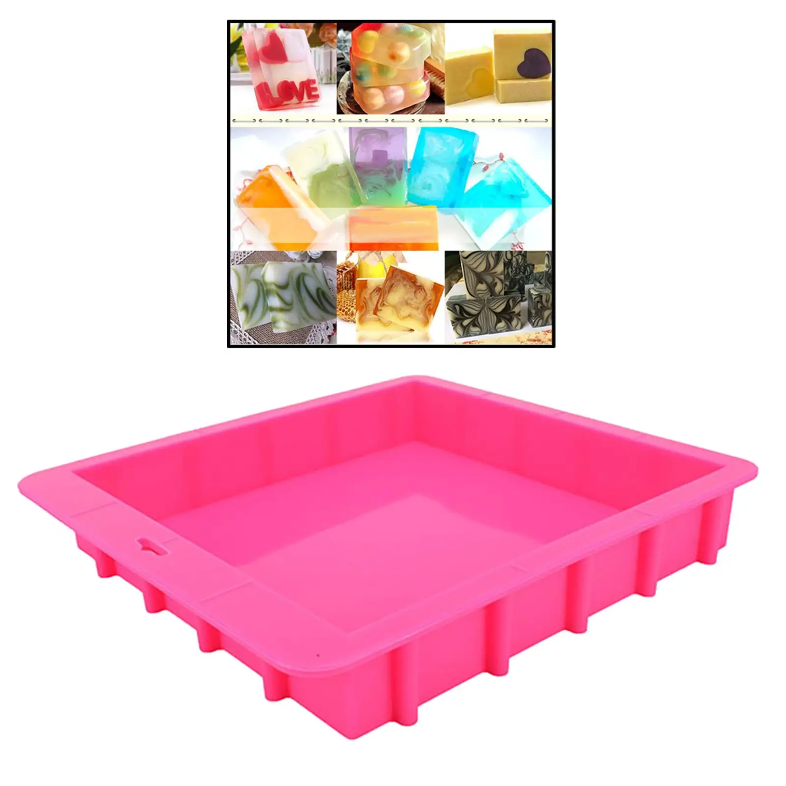 3000ml Soap Making Box Rectangular for Cake, , DIY Supplies, Baking Accessories