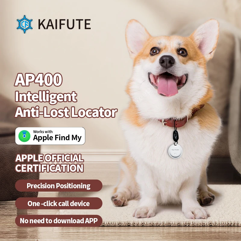 Kaifute Find My Mini Bluetooth GPS tracker for Apple pet dog cat children's bag wallet anti loss reminder device