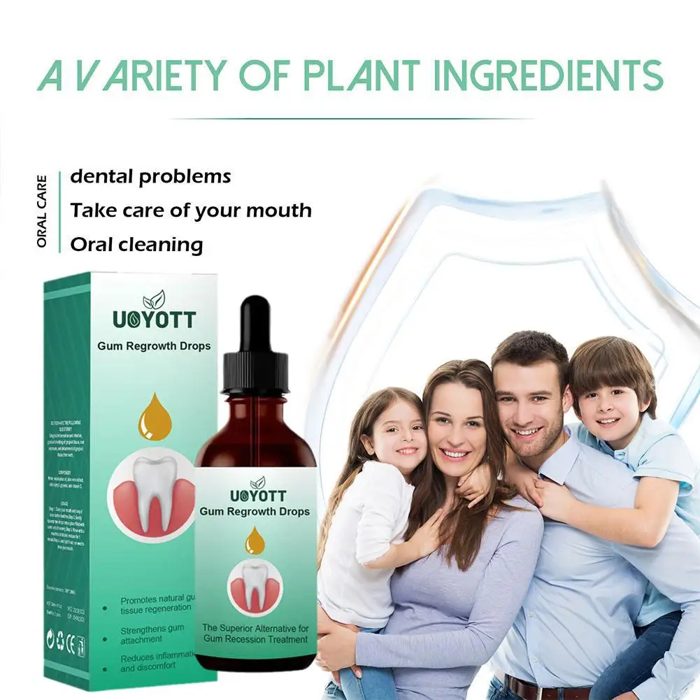 30ml Gum Care Products Liquid Gum Repair Gum Regrowth Natural Oral Care Drops Gum Restore Oral Gum Care Liquid For Oral Car P1C3