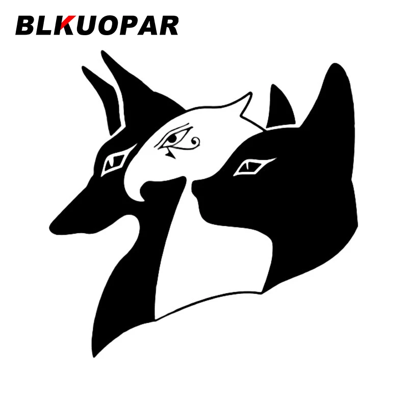 

BLKUOPAR Avatars of Anubis and Horus автомобильные наклейки ATV креативная Личная наклейка устойчивая к царапинам лобовое стекло графика автомобильные товары